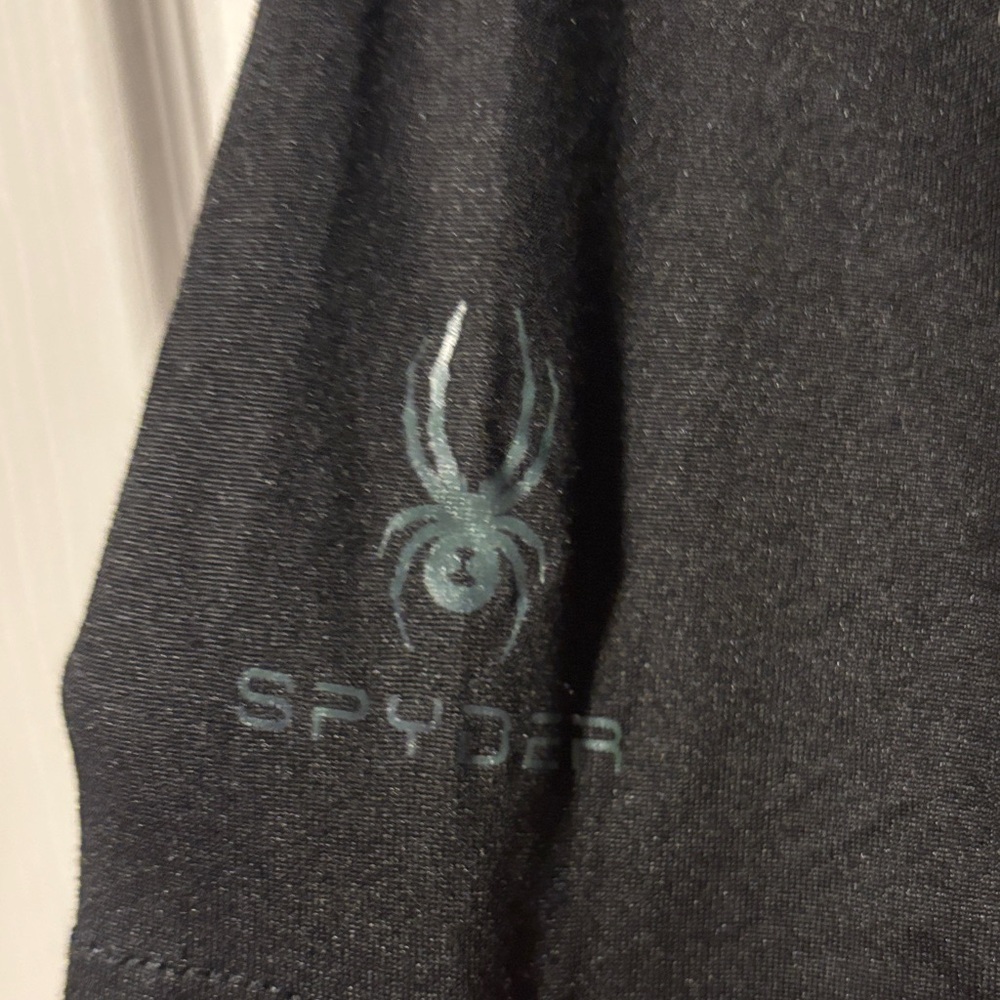 Spyder Men's Black Short Sleeve V-Neck Tee - Picture 4 of 5